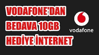 VODAFONEDAN 10GB BEDAVA İNTERNET KAMPANYASI  shorts [upl. by Trahern]