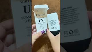 Review Breylee Whitening UV Sunscreen Cream  SUNSCREEM VIRAL 🌤✨ shorts [upl. by Stambaugh344]