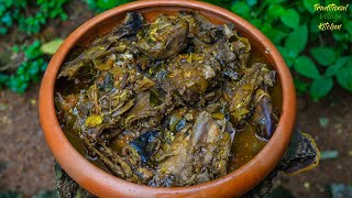 ගමේ රසට මිරිසට මාළු ඔලු කරිය  Big Fish Head Curry Recipe [upl. by Bate]