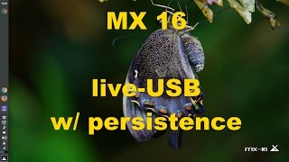 MX16 liveUSB with persistence [upl. by Duane]