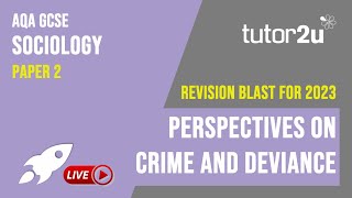 Quick Revise  Perspectives on Crime and Deviance  GCSE Sociology Revision Blast [upl. by Eniamerej]