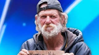 Homeless Man Goes On Americas Got Talent  His Life Will Never Be The Same [upl. by Nairrot461]