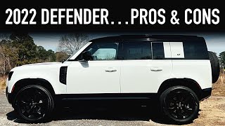 Pros amp Cons 2022 Land Rover Defender 110 P400 XDynamic SE [upl. by Bernarr149]