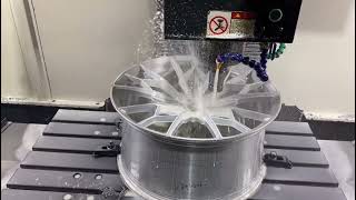 CNC whole process of forged wheels [upl. by Cestar742]