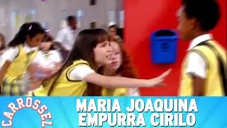 Maria Joaquina empurra Cirilo  Carrossel [upl. by Zetnas]