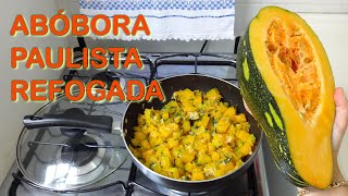 Abóbora Paulista Refogada  Receitas por Fran Dutra [upl. by Orapma322]