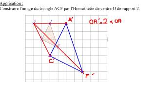 transformations 6 homothéties constructions [upl. by Zelda]