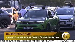 DI  MOTORISTAS TVDE REIVINDICAM MELHORES CONDIÇÕES DE TRABALHO [upl. by Francklin]