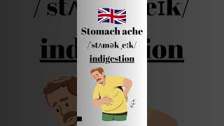 How to Pronounce Stomach Ache in English British Accent learnenglish learnenglishtogether [upl. by Nawram]