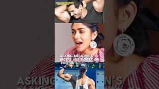 Mrunal Thakur🥵 Talking About John Abraham Or Hrithik Roshan Biseps  Mrunal Thakur Interview [upl. by Francisco]