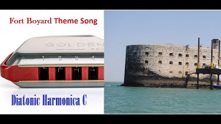 Fort Boyard Theme Song Diatonic Harmonica C  tabs [upl. by Tippets]