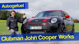 2021 MINI Clubman John Cooper Works REVIEW 2021 JCW  Autogefuel [upl. by Donelson105]