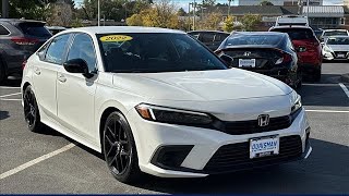 Used 2022 Honda Civic Rockville MD M243706A [upl. by Atiuqcir297]