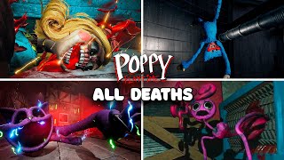 ALL Bosses Deaths Comparison  Poppy Playtime Chapter 3 VS Chapter 2 VS Chapter 1 [upl. by Elisha]