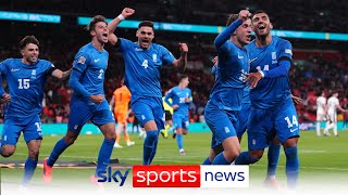 England beaten 21 by Greece at Wembley in Nations League [upl. by Wolford486]