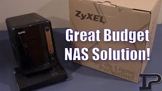 Fantastic Low Budget NAS Solution ZyXEL 2 Bay NAS Review [upl. by Abie]