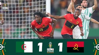 Résumé du Match Algérie 11 Angola  Coupe dAfrique des Nations de la CAF 2023 [upl. by Ralfston]