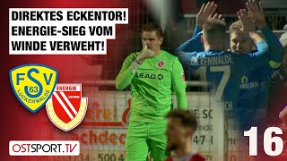 Direktes Eckentor EnergieSieg vom Winde verweht Luckenwalde  Cottbus  Regionalliga Nordost [upl. by Bessie945]