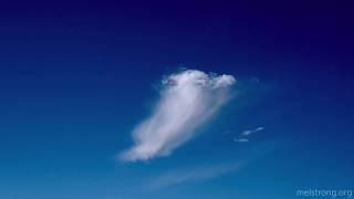 Time lapse of an altocumulus cloud disintegrating into floccus [upl. by Doyle844]