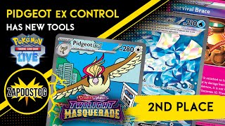 2nd Place Pidgeot ex Control Deck With Twilight Masquerade Pokemon TCG [upl. by Gosser]