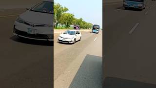 Corolla car aur Daewoo bus race 🔥🔥🔥✌💯 shortsvideo [upl. by Cyrilla680]