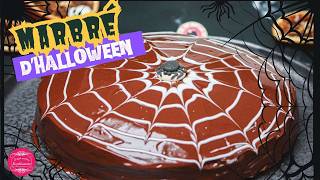 Gâteau marbré dHalloween  recette facile et amusante  🎃👻😈 [upl. by Seek]