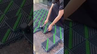 Plastic antislip mat installation process [upl. by Mutat106]