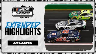 NASCAR Official Extended Highlights Atlanta  Playoffs opener goes into overtime [upl. by Mccafferty]