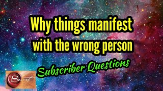 Why things manifest with the wrong person or for someone else [upl. by Aihseuqram814]