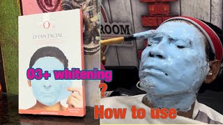 O3 professional facial kit  How to use facial kit [upl. by Nielson]