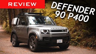 2022 Land Rover Defender 90 P400 XDynamic Review  The King of Luxury OffRoading [upl. by Arenahs]