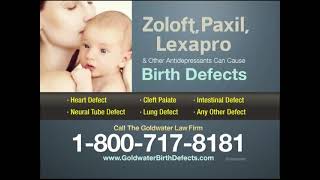 RARE Goldwater Law Firm  Zoloft Paxil and Lexapro Recall 2012 [upl. by Edla613]