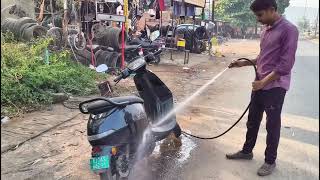 washing ola s1 scooter electric scooter Washing ओला स्कूटर धुलाई can electric scooter be washed [upl. by Stillman]