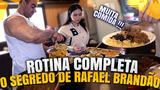 ROTINA COMPLETA DE RAFAEL BRANDÃO  QUAL O SEGREDO PARA COMER TANTO [upl. by Urbano]