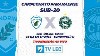 LONDRINA EC X CORITIBA FC  SUB20  AO VIVO COM IMAGENS [upl. by Eibbil624]