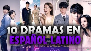 LOS 10 MEJORES DORAMAS EN ESPAÑOL LATINO [upl. by Yeloc]