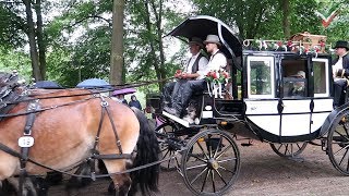 02 Carriage pilgrimage Telgte 2018 horsedrawn carriage  carriages [upl. by Skinner]