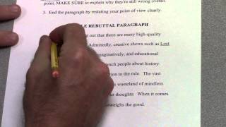 6Paragraph Timed Argumentative Essay  Part 6  Rebuttal Paragraph [upl. by Feinstein]