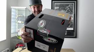 Unboxing Suomy SRGP Pecco Champion helmet [upl. by Neslund]