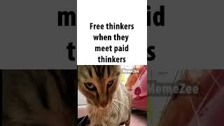 free thinkers vs paid thinkers [upl. by Ronnica204]