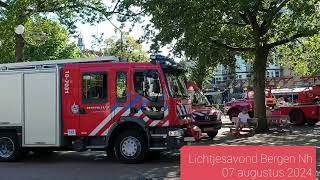 Brandweer Bergen NHVoorbereiding LichtjesavondVerlichtingsavond7 Augustus 2024 [upl. by December]