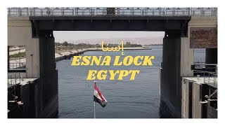 I TOOK A CRUISE SHIP THROUGH ESNA LOCK on the RIVER NILE EGYPT 🇪🇬 [upl. by Effy523]