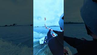 Kitesurfing downwind [upl. by Eiuqnom]