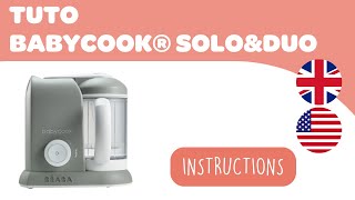 BEABA  Instructions for use  Babycook® SoloampDuo [upl. by Analrahc75]