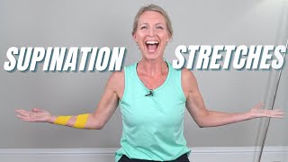 5 Forearm Supination Stretches Follow Along [upl. by Pascoe]