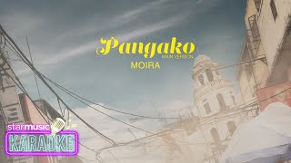 Moira Dela Torre  Pangako quotMain Versionquot Karaoke  From quotBatang Quiapoquot [upl. by Esyahc]