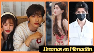 DRAMAS en Filmación Zhao Lusi Esther Yu Lin Yi Gong Jun Song WeiLong Ding Yuxi cdrama [upl. by Mcleod685]