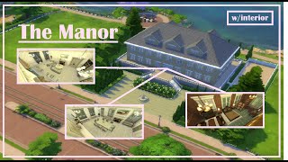 The Manor  Interior  thesims4 speedbuild basegame [upl. by Gladys]