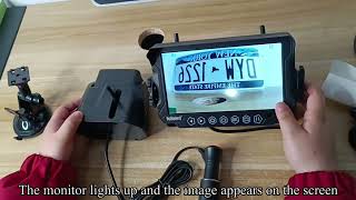 S21 Wireless RV Backup Camera Signal Pairing Video [upl. by Namurt]