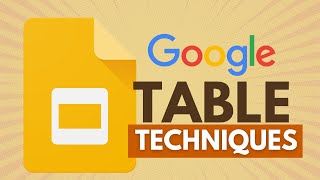 How to Insert Edit and Change Tables in Google Slides Table Techniques [upl. by Pancho]